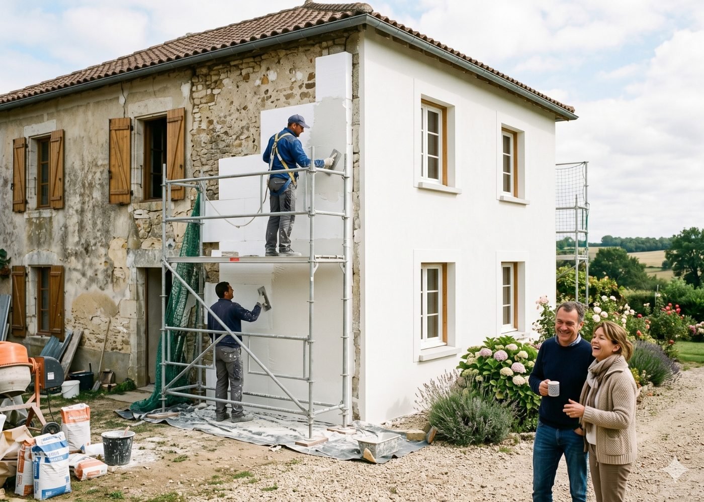 Rénovation par isolation thermique extérieure